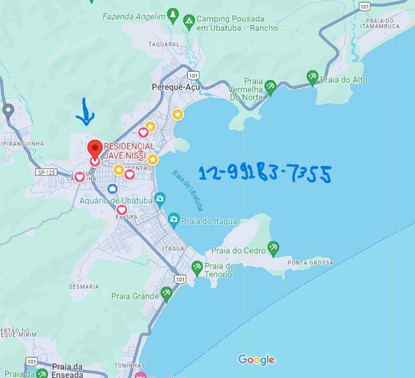 Apartamento Centro Apartment Убатуба Екстериор снимка